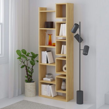 Knižnica v dekore duba 60x168,5 cm Eladi – Marckeric – Obrázok 5