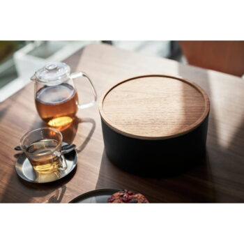 Dekoratívny kovový úložný box Rin – YAMAZAKI - Image 5
