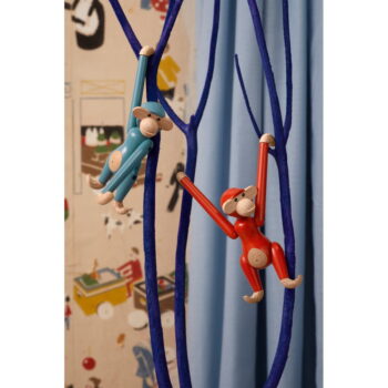 Drevená soška (výška 9,5 cm) Monkey Mini - Kay Bojesen Denmark - Image 6