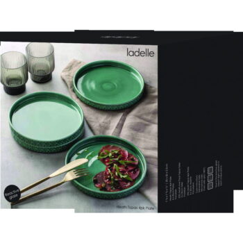 Tyrkysové dezertné porcelánové taniere v súprave 4 ks ø 20 cm Heath Jade – Ladelle - Image 5