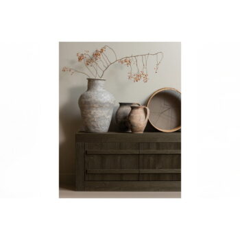 Hnedý TV stolík z borovicového dreva 220x45 cm Hiku – BePureHome - Image 5