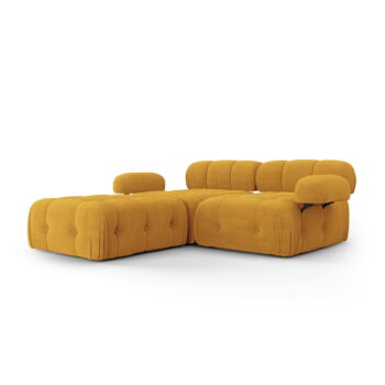 Rohová pohovka v horčicovej farbe Ferento – Cosmopolitan Design - Image 6