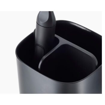 Čierny plastový téglik na zubné kefky EasyStore – Joseph Joseph - Image 7