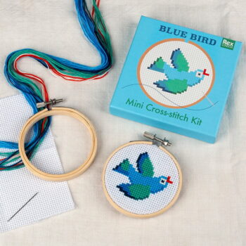 Kreatívna súprava Cross-stitch Kit Blue Bird – Rex London - Image 2
