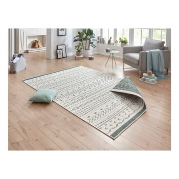 Zeleno-krémový vonkajší koberec NORTHRUGS Kuba, 80 x 150 cm – Obrázok 5