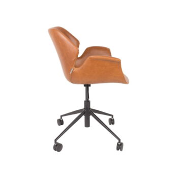 Hnedá kancelárska stolička Zuiver Office Chair Nikki – Obrázok 4
