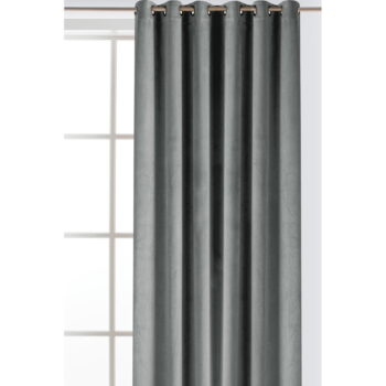Sivý zamatový dimout záves 200x250 cm Velto – Filumi - Image 2