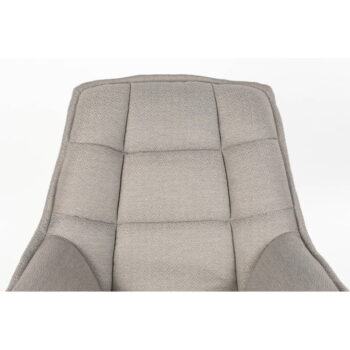 Svetlosivé kreslo Comfortable – White Label – Obrázok 7