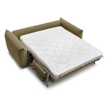 Zelená rozkladacia pohovka 214 cm Ernest – Bobochic Paris – Obrázok 9