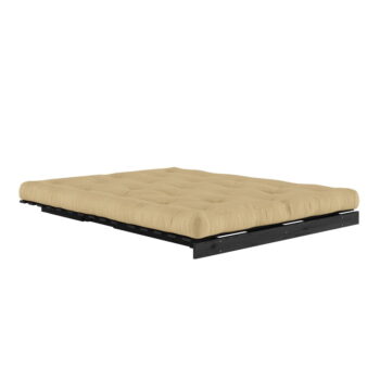 Rozkladacia pohovka v horčicovej farbe 160 cm Roots Black Night – Karup Design - Image 5