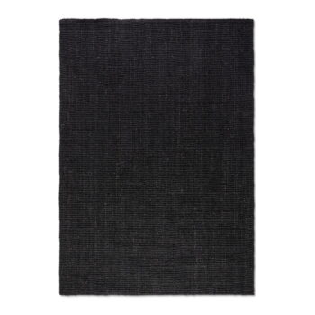 Čierny jutový koberec 190x280 cm Bouclé – Hanse Home - Image 7