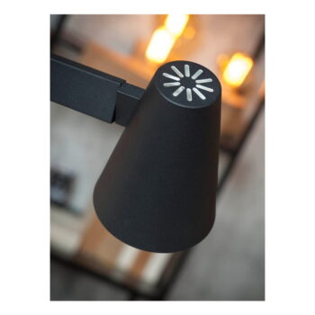 Čierna stojacia lampa s kovovým tienidlom (výška 143 cm) Biarritz – it's about RoMi - Image 8