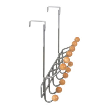 Kovový vešiak na dvere v striebornej farbe 51 cm Billy – Compactor - Image 4