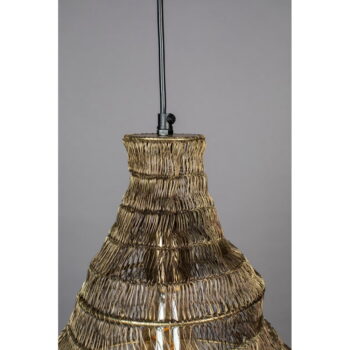 Závesné svietidlo v zlatej farbe s kovovým tienidlom 36x36 cm Luca - Dutchbone - Image 5