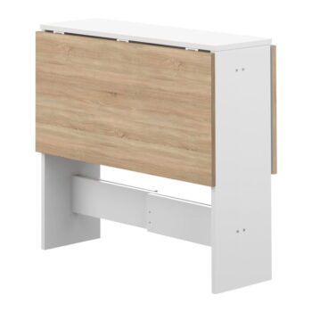 Rozkladací jedálenský stôl s doskou v dekore duba 76x28 cm Papillon – TemaHome - Image 4