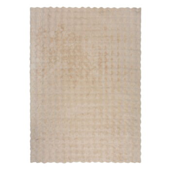 Krémová syntetická kožušina 180x290 cm Waffle Faux Fur – Flair Rugs – Obrázok 6