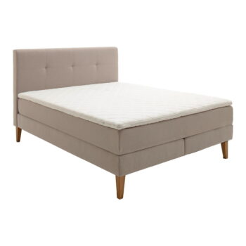 Béžová boxspring posteľ 180x200 cm Stockholm – Meise Möbel