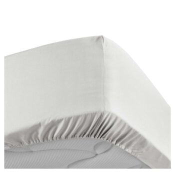 Biela napínacia plachta z bavlneného perkálu 180x200 cm Percaline – douceur d'intérieur - Image 4