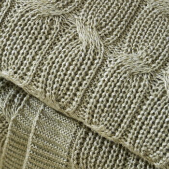 Zelená pletená deka 130x170 cm Chunky Marl Knit – Catherine Lansfield – Obrázok 2
