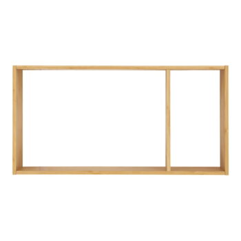 Poschodová bambusová polica v prírodnej farbe 70 cm Ember – House Nordic