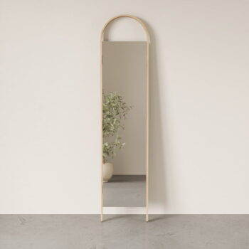 Stojacie zrkadlo s dreveným rámom 45x196 cm Bellwood – Umbra - Image 4