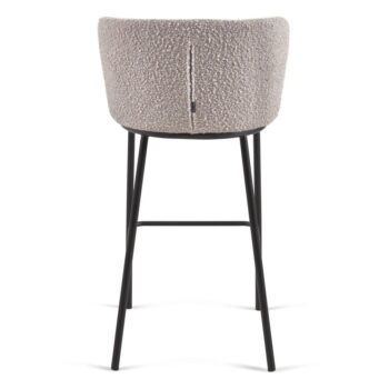 Svetlosivá barová stolička (výška sedadla 75 cm) Ciselia – Kave Home – Obrázok 7