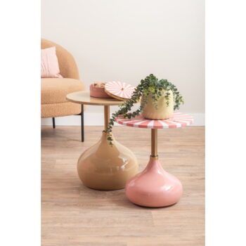 Kovový okrúhly odkladací stolík ø 46 cm Kensi – Leitmotiv - Image 3