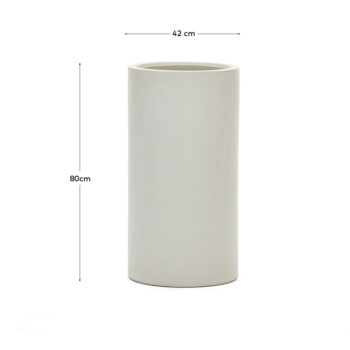 Kvetináč z cementu ø 42 cm Aiguablava – Kave Home – Obrázok 5