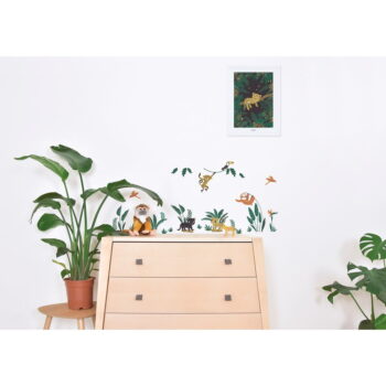Hárok samolepiek 30x42 cm Jungle Animals – Lilipinso - Image 2