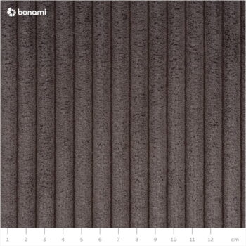 Tmavohnedá menčestrová rozkladacia pohovka 245 cm Nihad – Bobochic Paris - Image 4