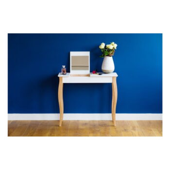 Svetlosivý toaletný stolík so zrkadlom Ragaba Dressing Table, dĺžka 85 cm - Image 7