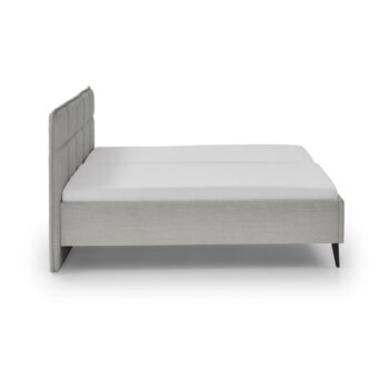 Svetlosivá dvojlôžková posteľ s úložným priestorom s roštom 200x200 cm Paulo – Meise Möbel - Image 5