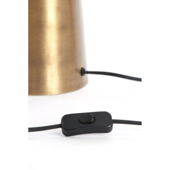 Stojacia lampa v bronzovej farbe s kovovým tienidlom (výška 52 cm) Dita – Light & Living - Image 3