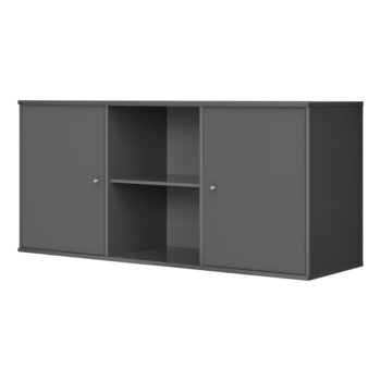 Antracitová nízka závesná komoda 133x61 cm Mistral – Hammel Furniture - Image 2