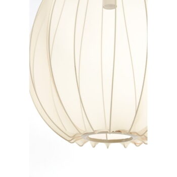 Béžové závesné svietidlo s textilným tienidlom ø 50 cm Itela – Light & Living - Image 7
