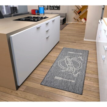 Sivý behúň 62x150 cm Cucina – Hanse Home – Obrázok 2