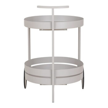 Kovový servírovací stolík na kolieskach 40x49,5 cm Beja – House Nordic - Image 3
