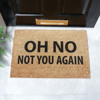 Rohožka z kokosového vlákna 40x60 cm Not You Again – Artsy Doormats - Image 5