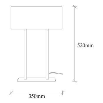 Čierna stolová lampa (výška  52 cm) Salihini – Opviq lights - Image 7