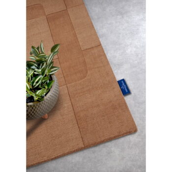 Hnedý ručne tkaný vlnený behúň 80x250 cm Charlotte – Villeroy&Boch - Image 3