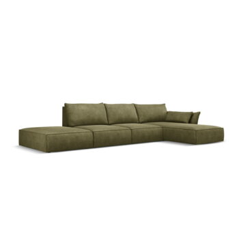 Zelená rohová pohovka (pravý roh) Vanda - Mazzini Sofas - Image 2