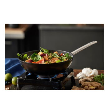 Wok hliníková panvica s nepriľnavým povrchom ø 28 cm – Holm – Obrázok 2