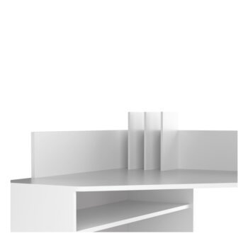 Pracovný stôl s bielou doskou 94x94 cm Wall – TemaHome - Image 7
