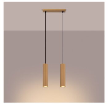 Závesné svietidlo v zlatej farbe Gleam – Nice Lamps - Image 3