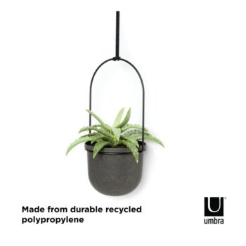 Plastový obal na kvetináč 5 ks  na bylinky/závesný a nástenný  ø 7,5 cm Triflora – Umbra - Image 3