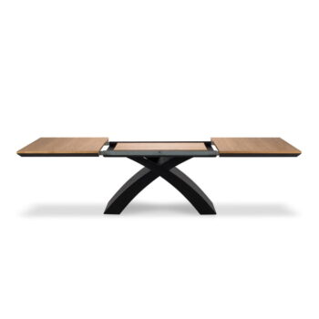 Rozkladací jedálenský stôl s doskou v dubovom dekore 100x170 cm Helga - Windsor & Co Sofas – Obrázok 7