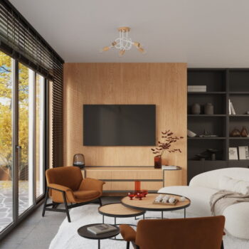 Stropné svietidlo v prírodnej farbe 14x56 cm Tumber – Nice Lamps – Obrázok 8