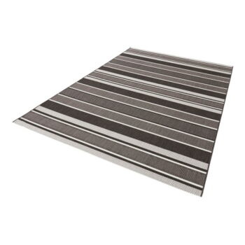 Čierný vonkajší koberec NORTHRUGS Strap, 200 x 290 cm - Image 2
