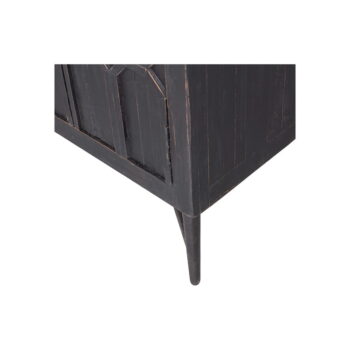 Čierna šatníková skriňa z recyklovaného dreva 60x210 cm Bequest – BePureHome - Image 9