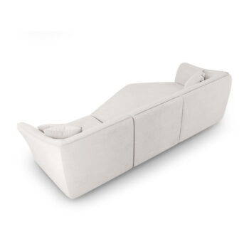 Čierna zamatová rohová pohovka Tokyo – Cosmopolitan Design - Image 4